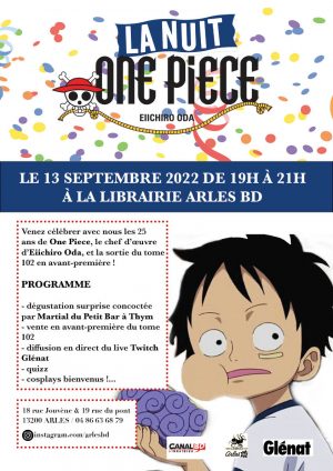 Savoie : Une nuit autour de One Piece dans trois librairies du