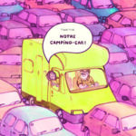 « Notre camping-car! » de Magali Arnal (éd. école des loisirs) par la librairie La Pléiade